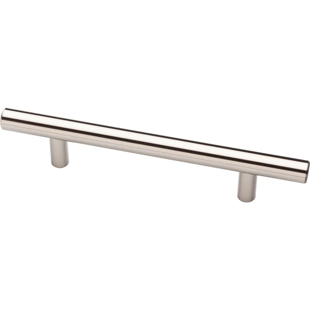 Stainless Steel Cabinet Handles 5-Pack 5-1/16 Hole Center Solid Bar Pulls for Kitchens