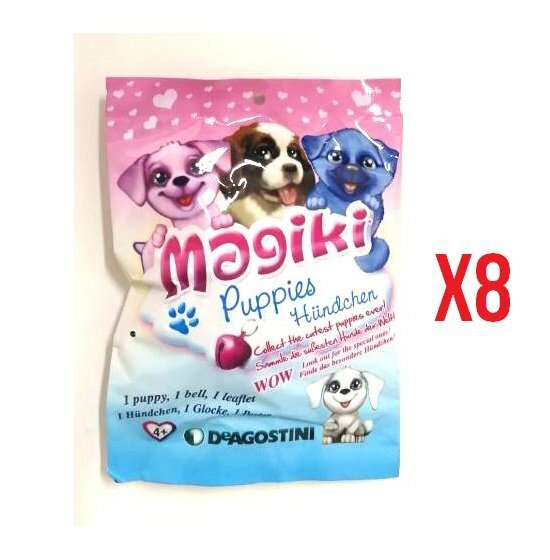 Magiki Puppies Lot 8 Blind Packs 3D Figures De Agostini