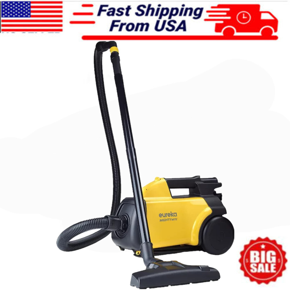 Mighty Mite Bagged Full-Size Canister Vacuum Cleaner for Powerful Portable Floor Cleaning US