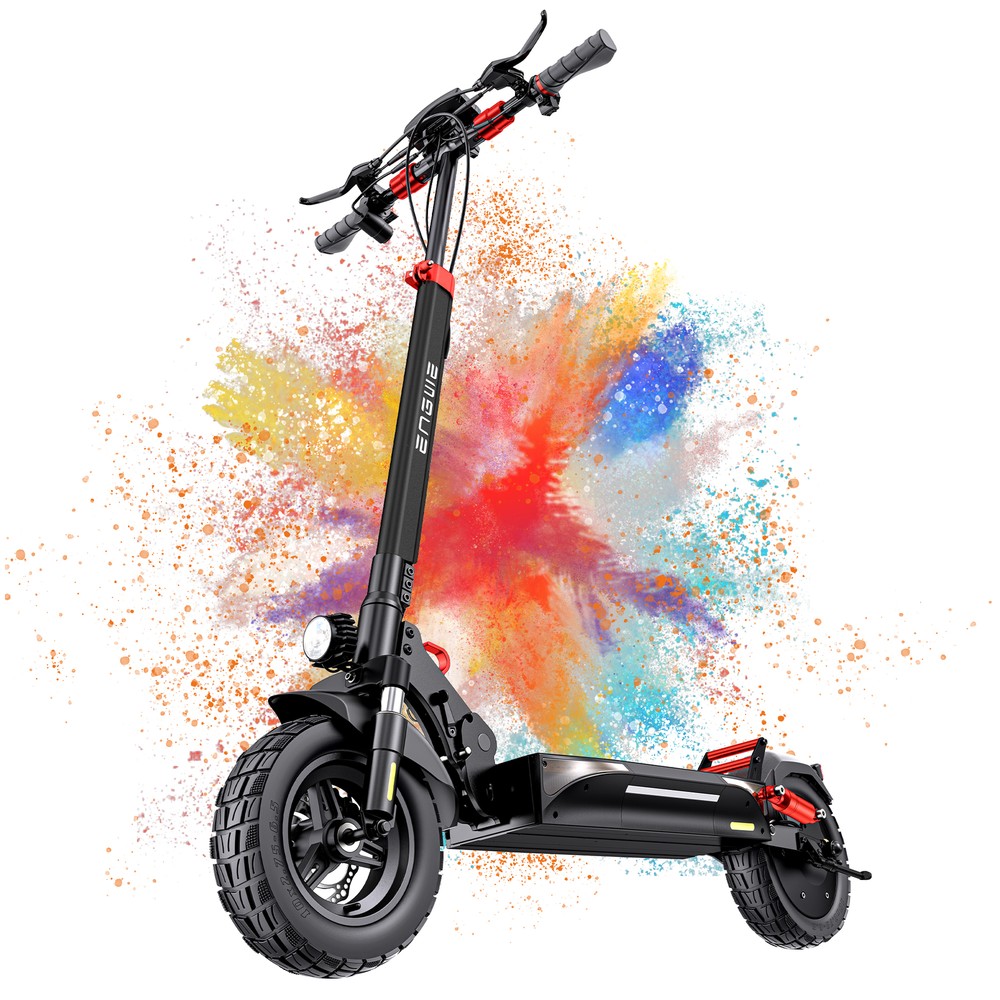 ENGWE Y600 Electric Scooter 830W Peak 48V 10 Tires 70KM Range IPX5 Waterproof