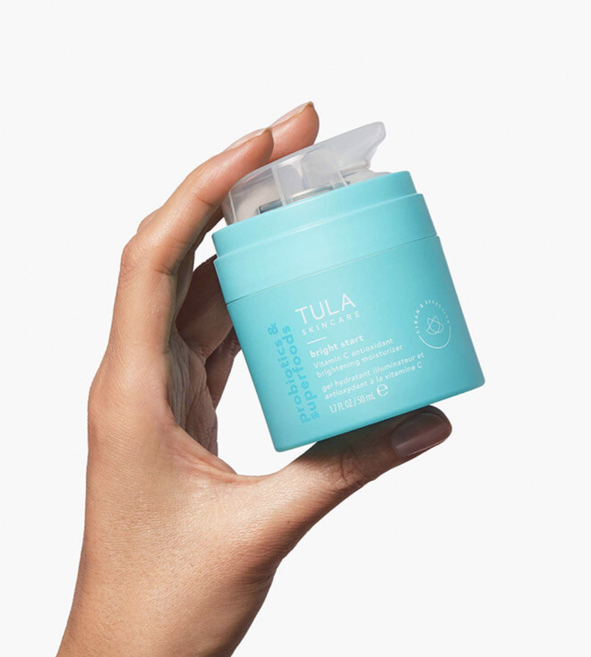 TULA Bright Start Vitamin C Antioxidant Brightening Moisturizer 1.7oz Full Size $58