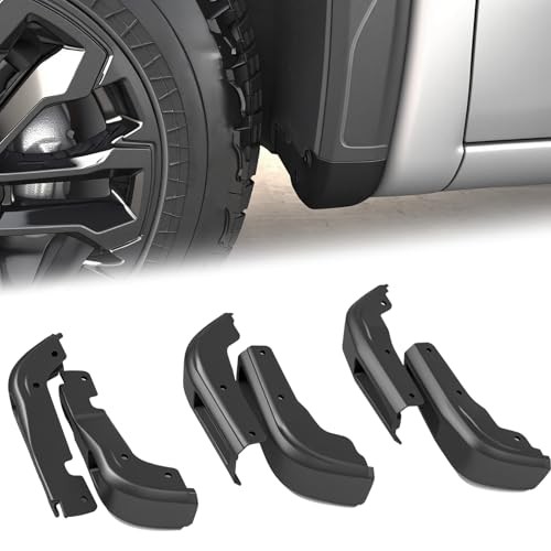 2 Pack Truck Mud Flaps Suitable for GMC Sierra 1500 2019–25 with Front & Rear Sp