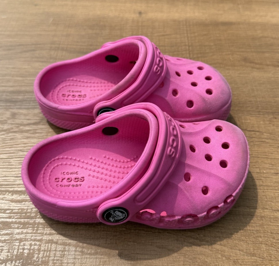 Crocs Toddler Baya Clogs Size C7 Pink