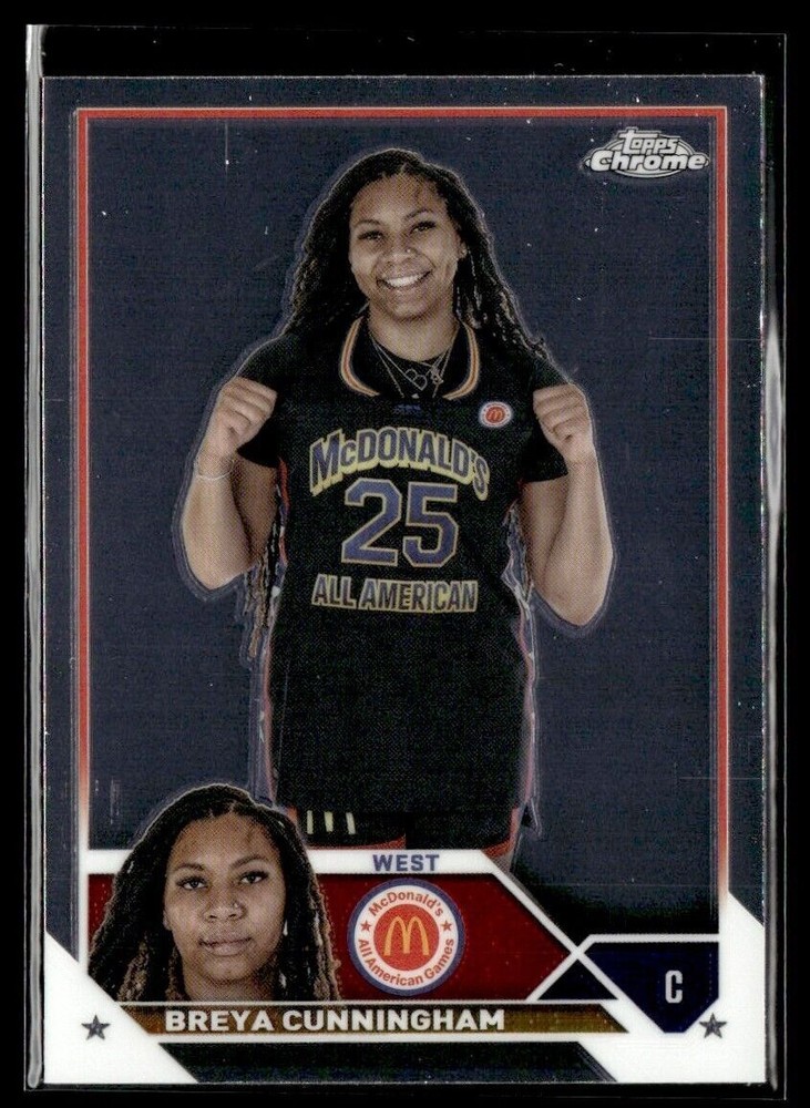 2023-24 TOPPS CHROME MCDONALD'S ALL AMERICAN BREYA CUNNINGHAM MCDONALD'S #89