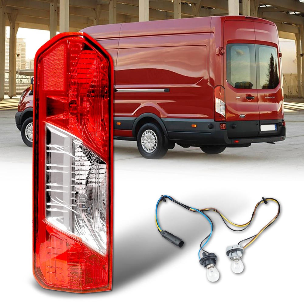 Halogen Tail Light For 2015-2025 Ford Transit-150 Single Rear Wheels Left Driver