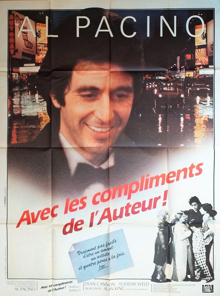 Movie Poster With Compliments From The Author 40 X 60 CM Al Pacino