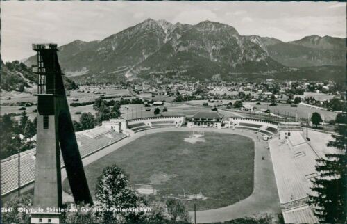 Ansichtskarte Olympia Skistadion Garmisch-Partenkirchen (b126)