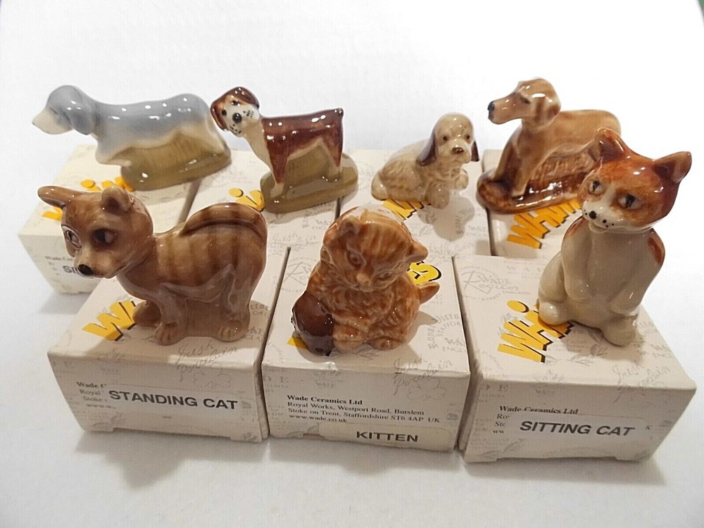 Wade  - WHIMSIE DOGS & CATS  BOXED  - CHOOSE THE ONE YOU WANT