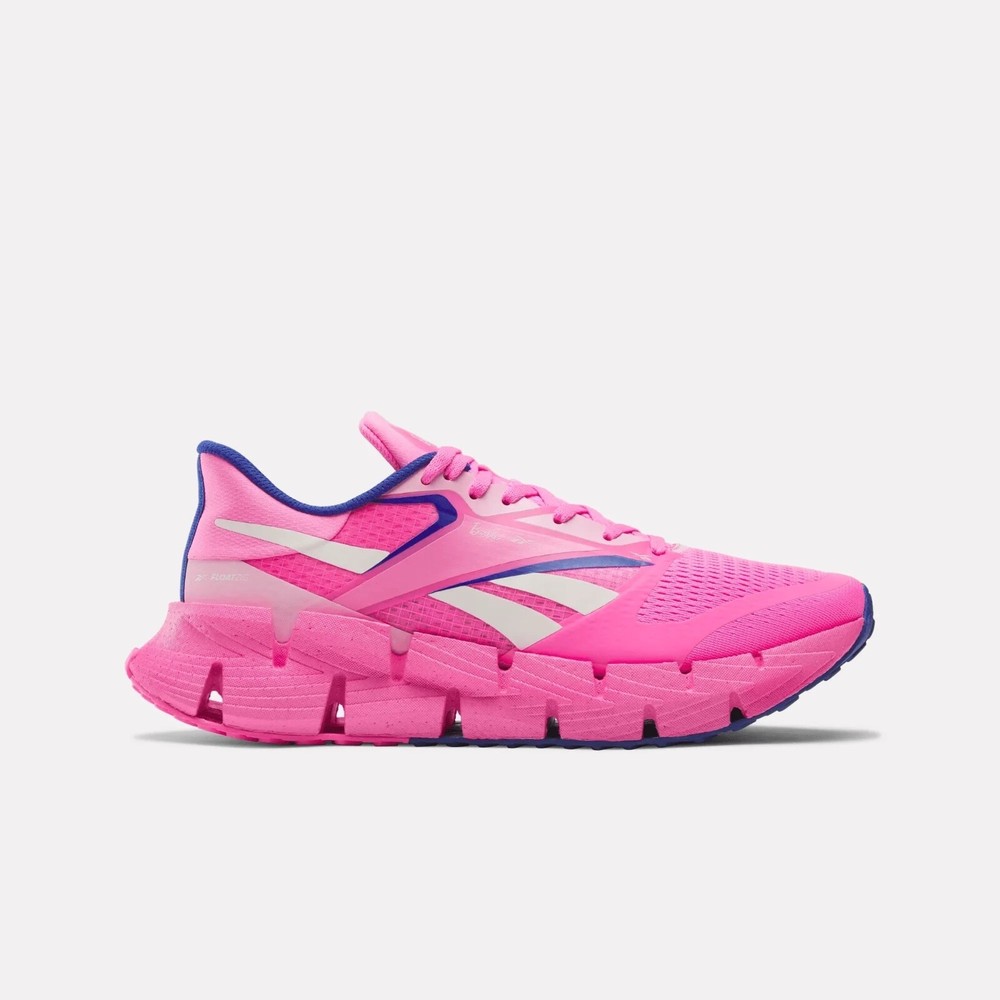 Reebok Floatzig 1 Barbie Running Shoes Men Size 5.5 / Women Size 7 Pink Blue