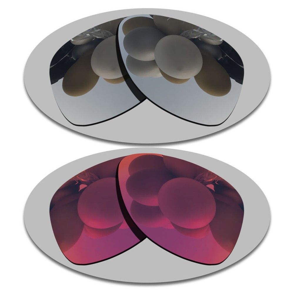 Oakley Dispatch 2 Polarized Replacement Lenses US Silver & Midnight Sun