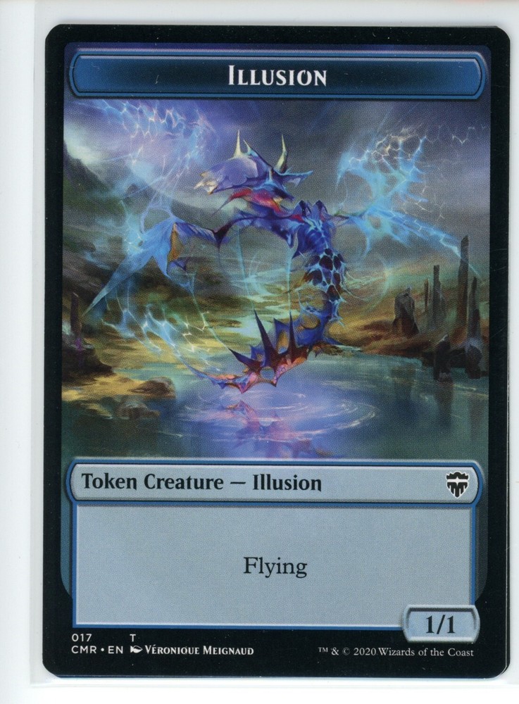 ILLUSION // SAPROLING DOUBLE-SIDED TOKEN Commander Legends #17//22 CMR(NM)(MTG)