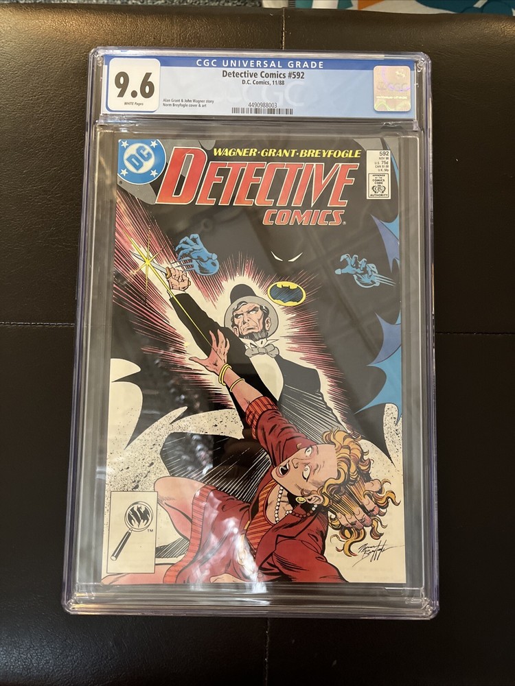 Detective Comics #592 (DC Comics Nov 1988 Abraham Lincoln Cover (Batman) CGC 9.6