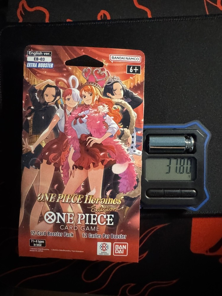 One Piece EB-03 Sleeved Booster Pack EN Optcg Weighed Pack 🔥HEAVY🔥 (37.8g)