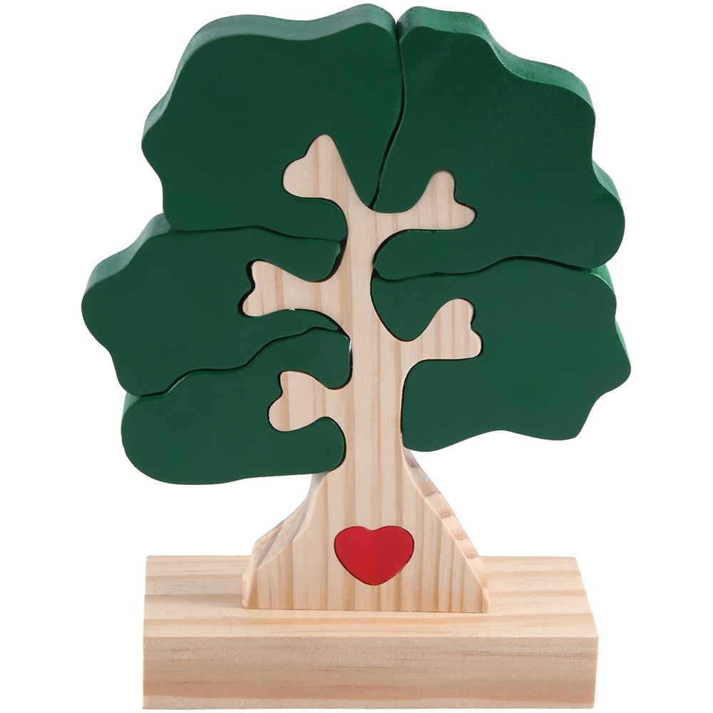 Wooden Personalised Family Theme Art Puzzle DIY Family Name Puzzle Desktop9076