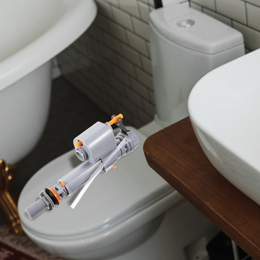 2-Pack Toilet Fill Valve Repair Kit with Float and Drain Fittings