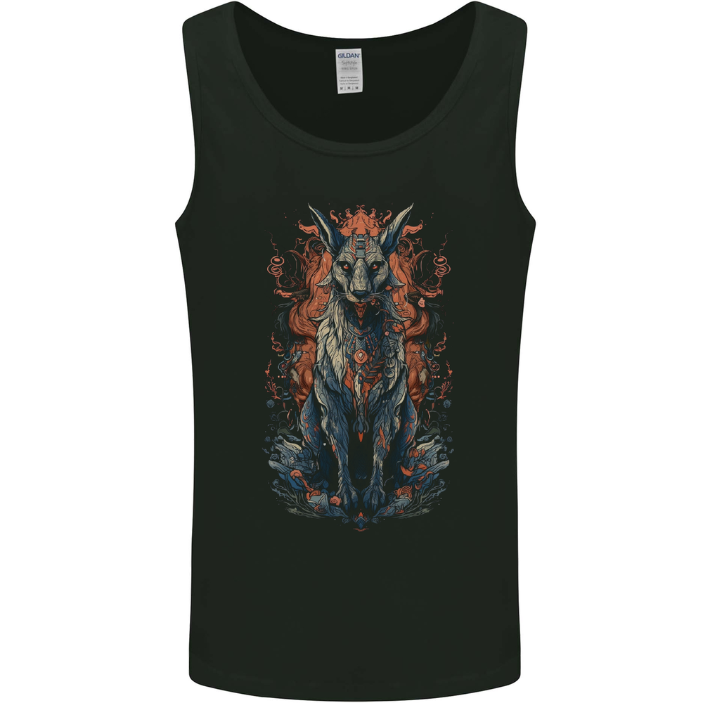 Bastet Egyptian God Fantasy Mens Vest Tank Top