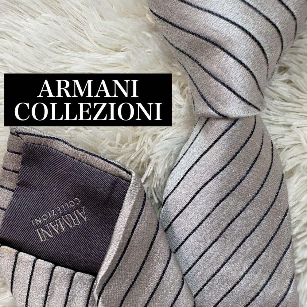 Armani Collezioni Italian Luxury Business Tie N-0459 Preowned