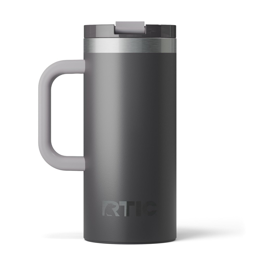 16oz Insulated Stainless Steel Travel Mug with Lid and Handle