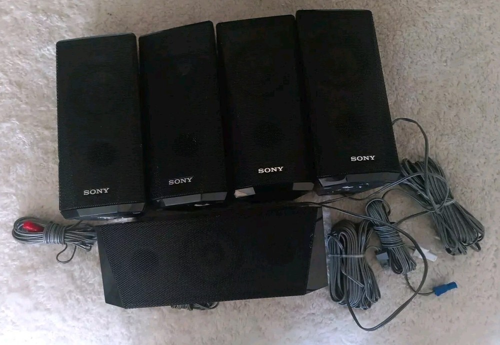 SONY Surround Sound Speakers Set 5 / SS-CTB122 & SS-TSB122 Tested Works