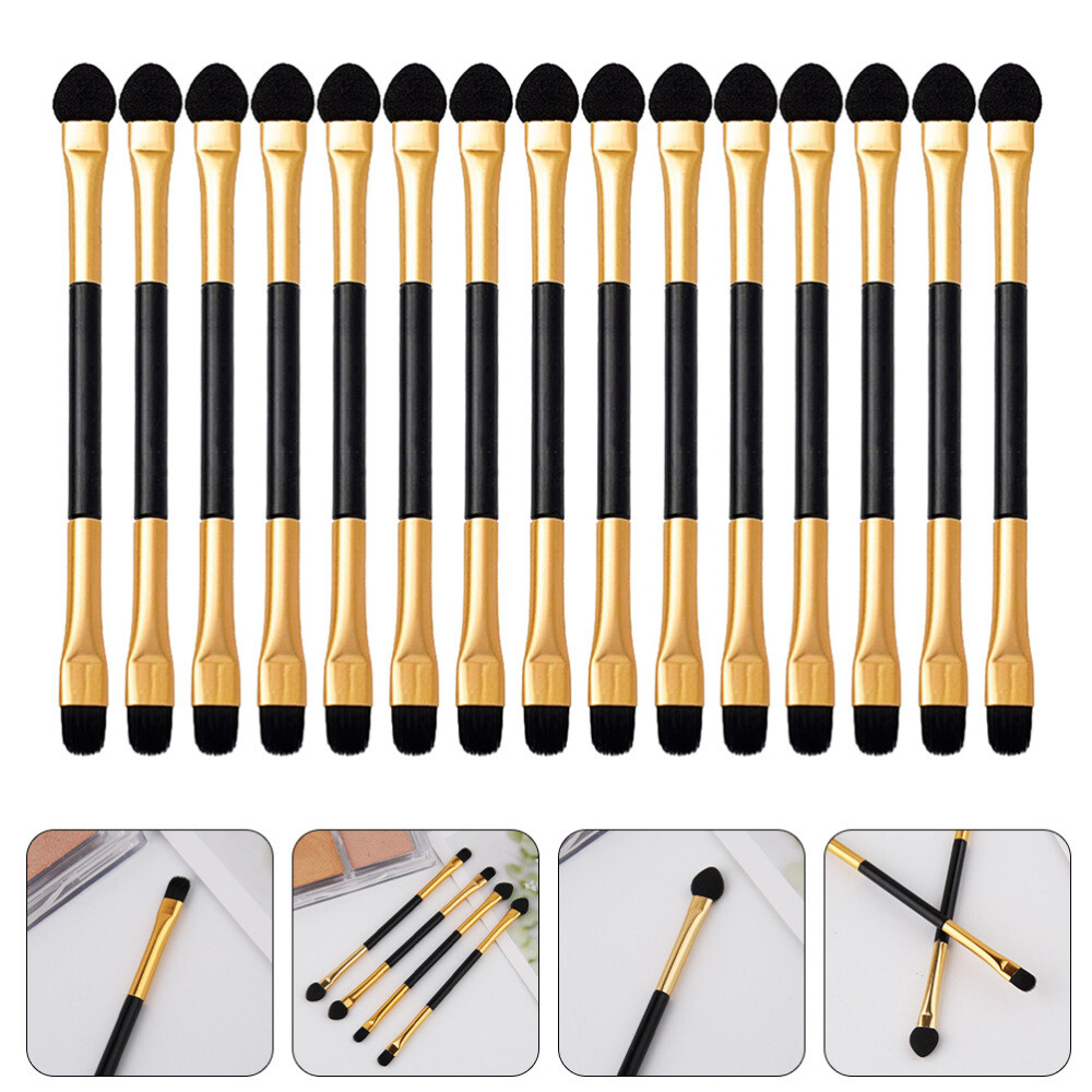 15 Pcs Makeup Accessories Eye Shadow Brush Portable Eyeshadow Sticks Miss