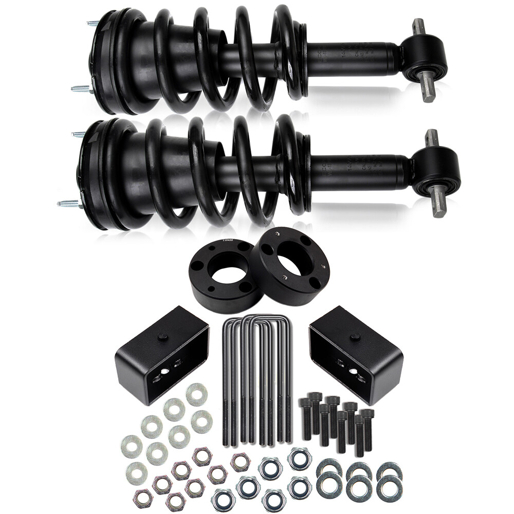 3in Front 1in Rear Leveling Kit with Struts for Chevy Silverado 1500