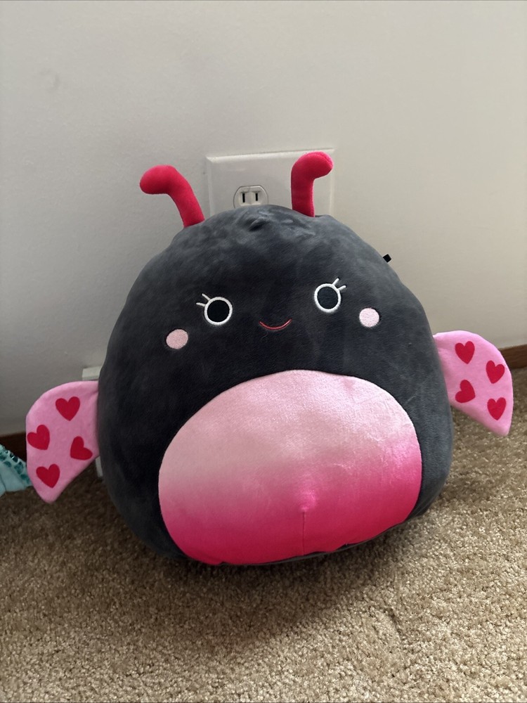 Squishmallow LADEE Bug 2023 RARE 12 Inch Super Soft Valentine's Day Hearts