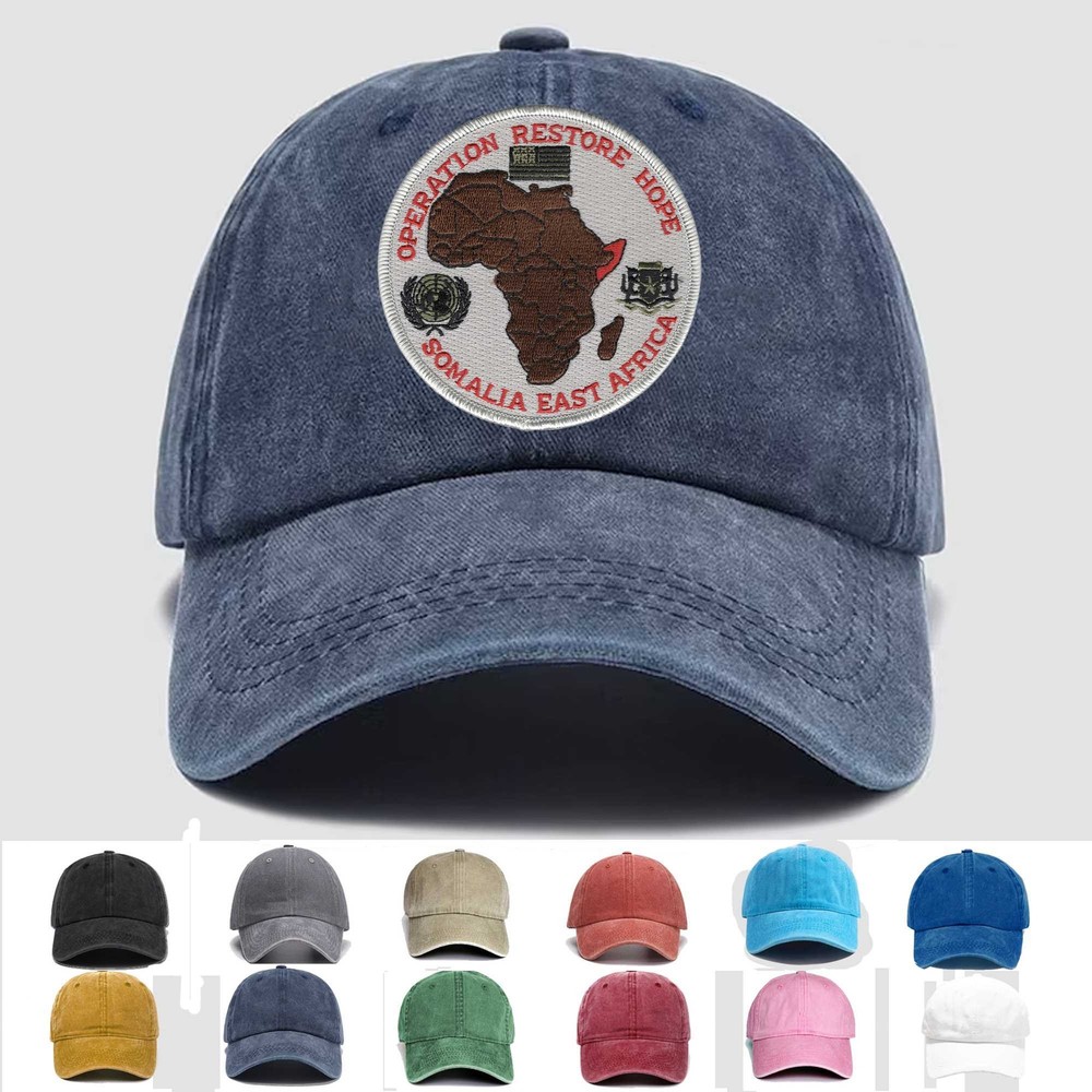 Custom Embroidered Hat Operation Restore Hope, Veteran Cap, Trucker Hat, Gift