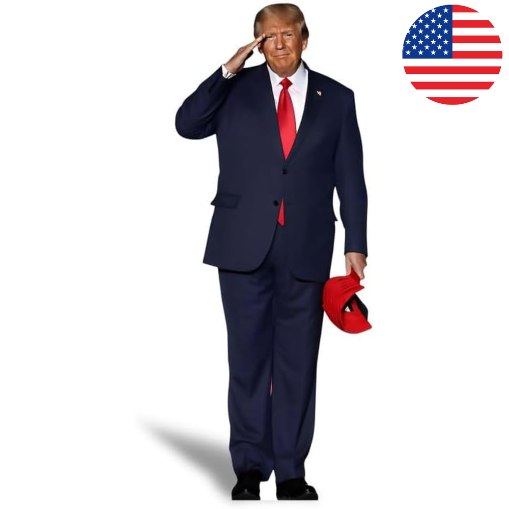 Donald Trump Stand Up Cardboard Cutout 6 Feet Life Size Standee Picture Post USA