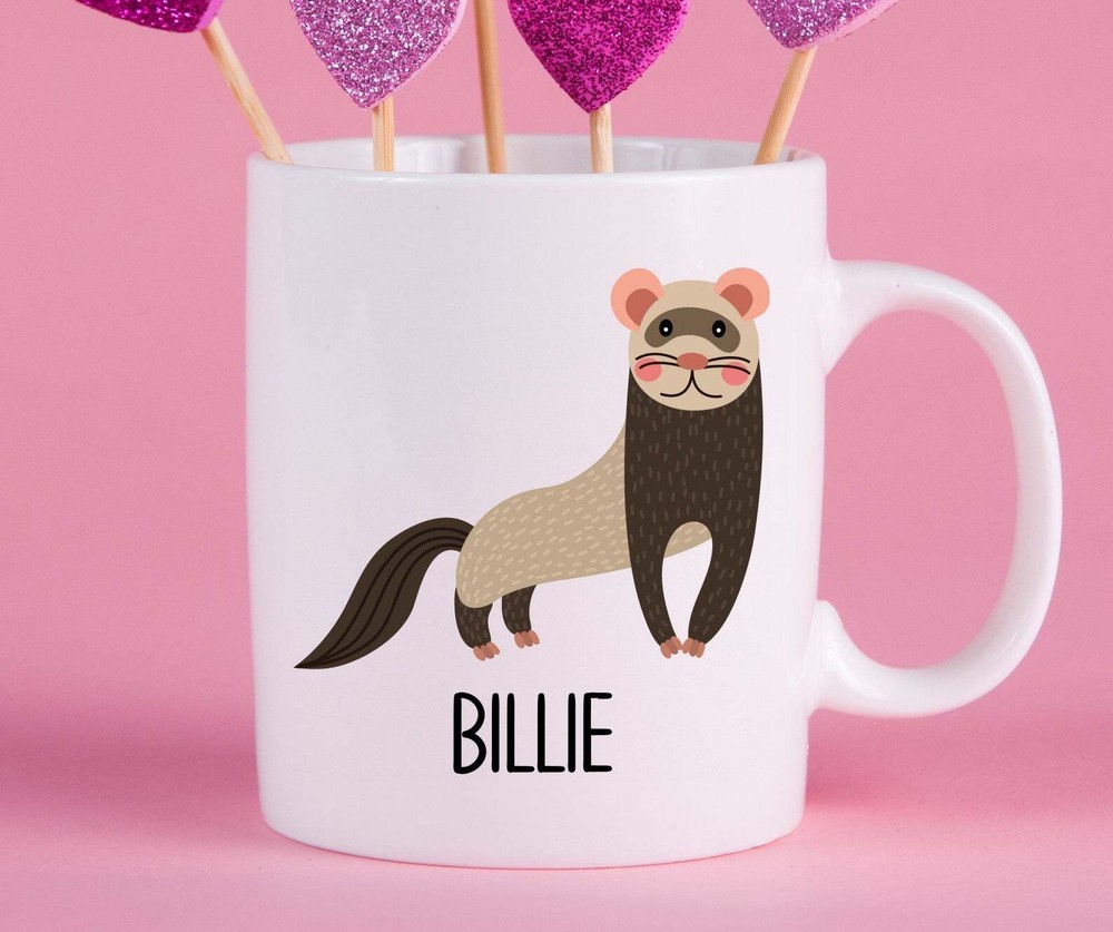Personalized Ferret Mug Ferret Gift Ideas Ferret Cup Gifts For Ferret Lovers