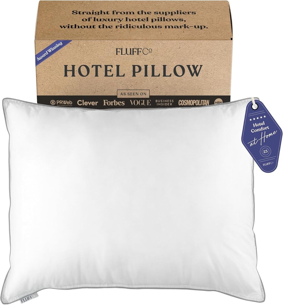 Zen Fluff Pillows - Down Alternative - King Bed Pillow for Sleeping Made in USA