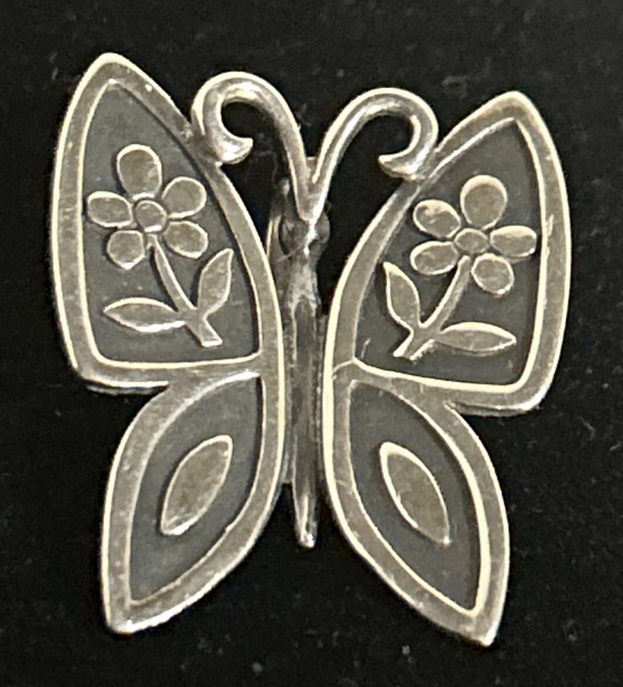James Avery Retired Mariposa Butterfly Pendant Only Large Sterling Silver Signed