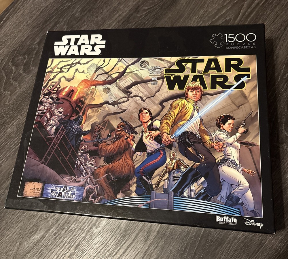 NEW Buffalo Games Star Wars #1 Variant Cover 1500 Piece Jigsaw Puzzle Disney