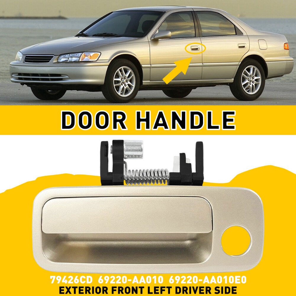 1997-2001 Toyota Camry Front Left Driver Outside Door Handle in Beige