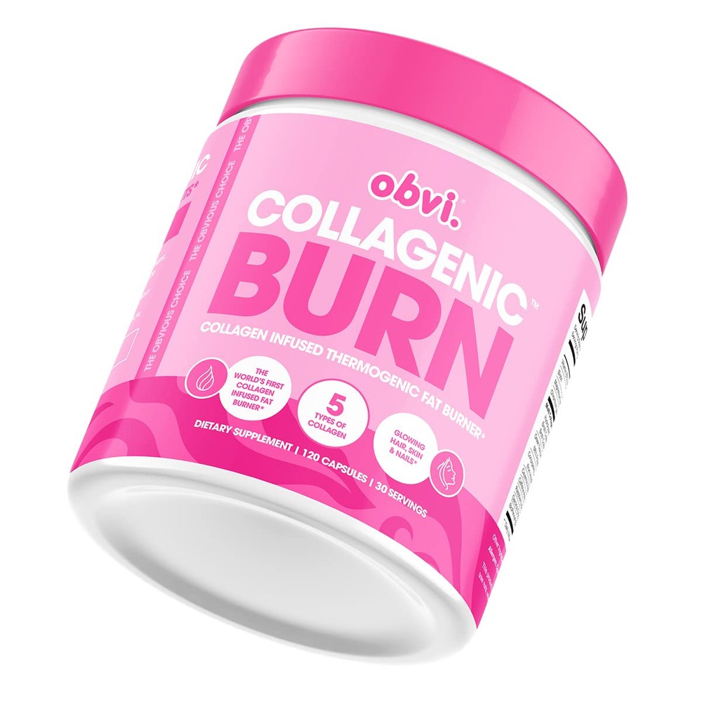 Obvi Collagen Burn, Caffeine Free Collagen, Gluten and Dairy Free, All Natural,