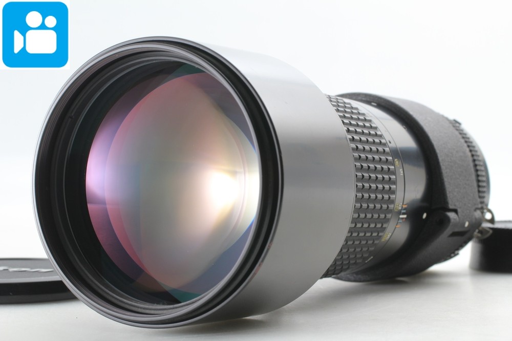 🎦VIDEO👀[MINT] Nikon Ai-s Ais Nikkor ED 300mm f4.5 MF Tetephoto Lens From JAPAN