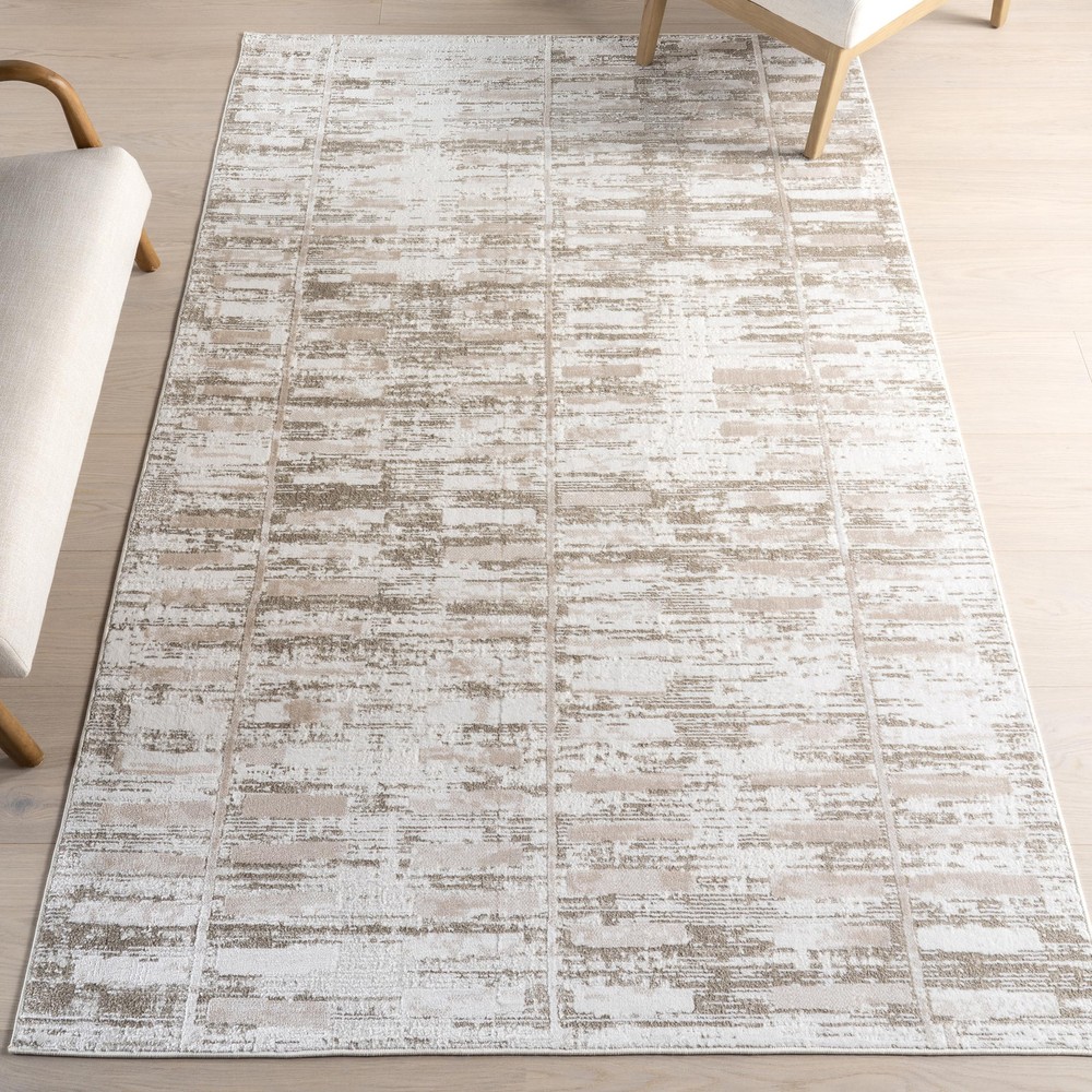 Cambria Geometric 2x8 Washable Runner Rug for Living Room, Bedroom & Dining  