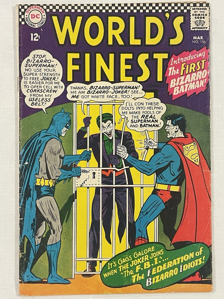 World's Finest Comics #156 (DC Comics March 1966)