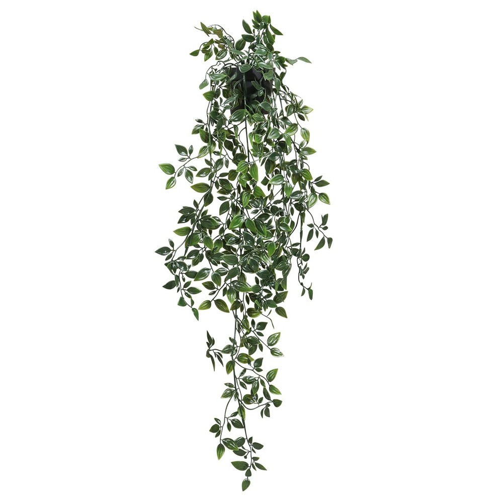 Artificial Hanging Plants Fake Potted Greenery for Home Office Decor 1 Pack