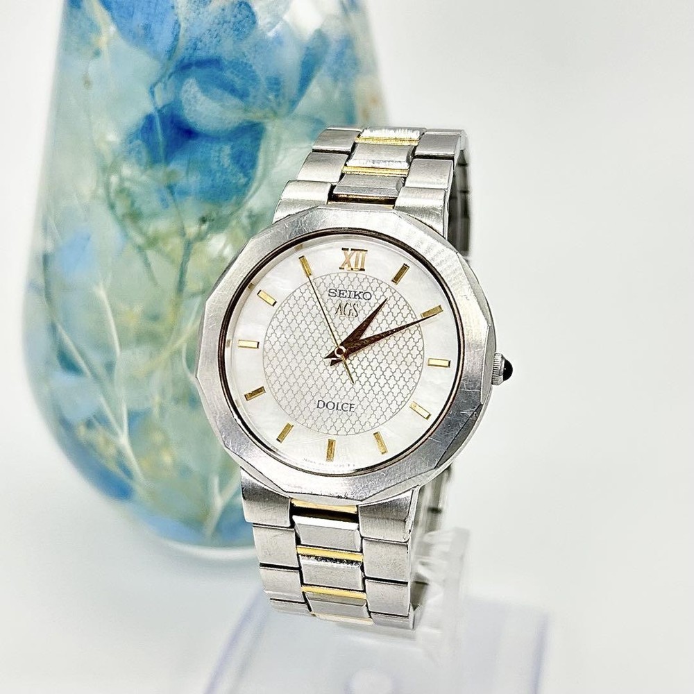 Seiko Dolce AGS Automatic Silver-Tone Men's Wristwatch