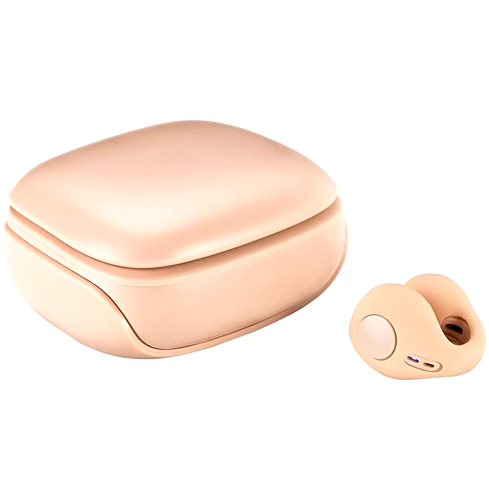 Wireless Bluetooth Clip-On Earbuds Open Ear Headphones for Comfort