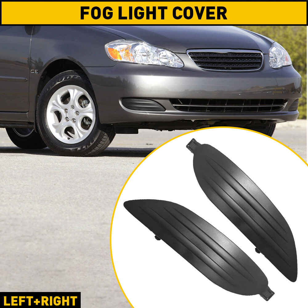 Front Left & Right Side Bumper Fog Lights Cover For 2005-2008 Toyota Corolla EPU