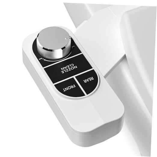 Non-Electric Bidet - Self Cleaning Dual Nozzle (Frontal Classic Black/Silver