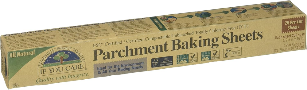 Parchment Baking Sheets - FSC Certified, 24 Ct