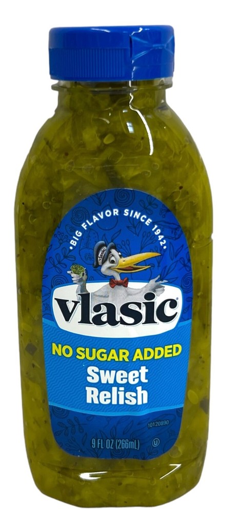 Vlasic No Sugar Added Sweet Relish 9 oz