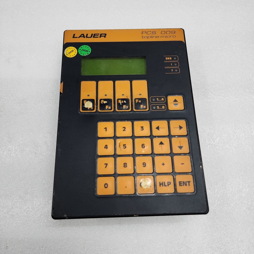 LAUER PCS 009 TOPLINE MICRO OPERATOR PANEL 24VDC