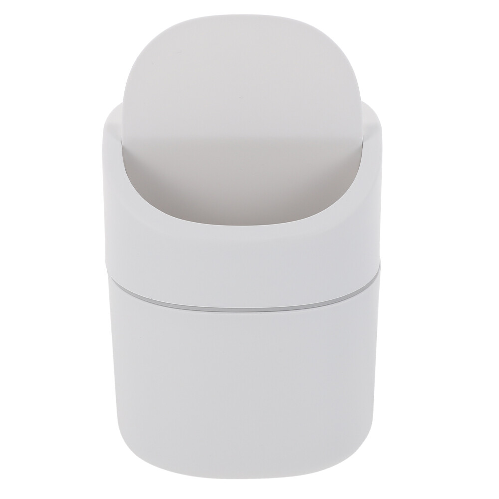 Mini Trash Can Touchless Garbage Cans Pink Trashcan with Lid Office