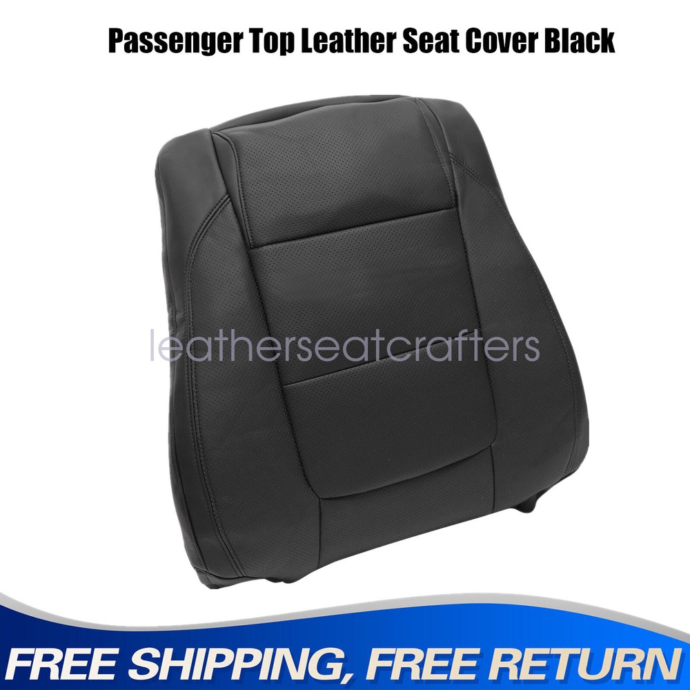 2011-2015 Ford Explorer XLT Limited Black Top Grain Leather Seat Cover  