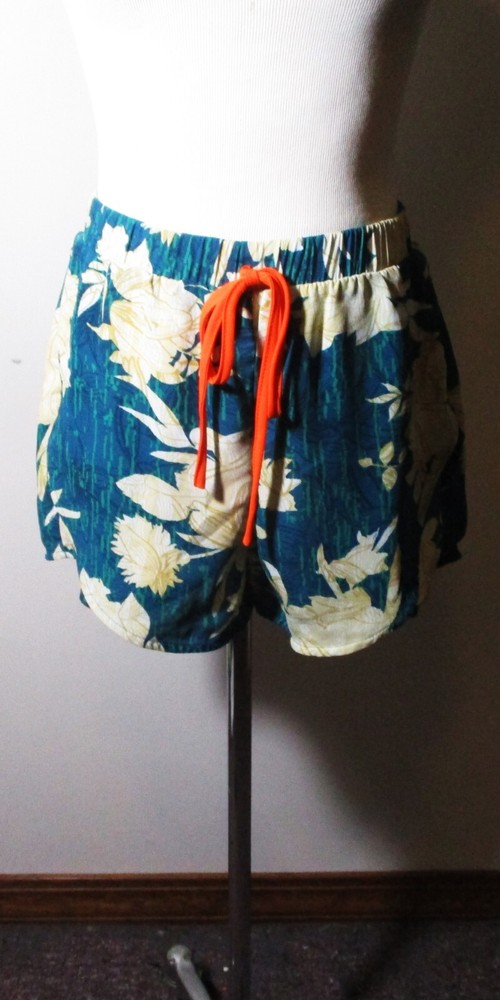 JEALOUS TOMATO Turquoise Layered Shorts Size M NWOT