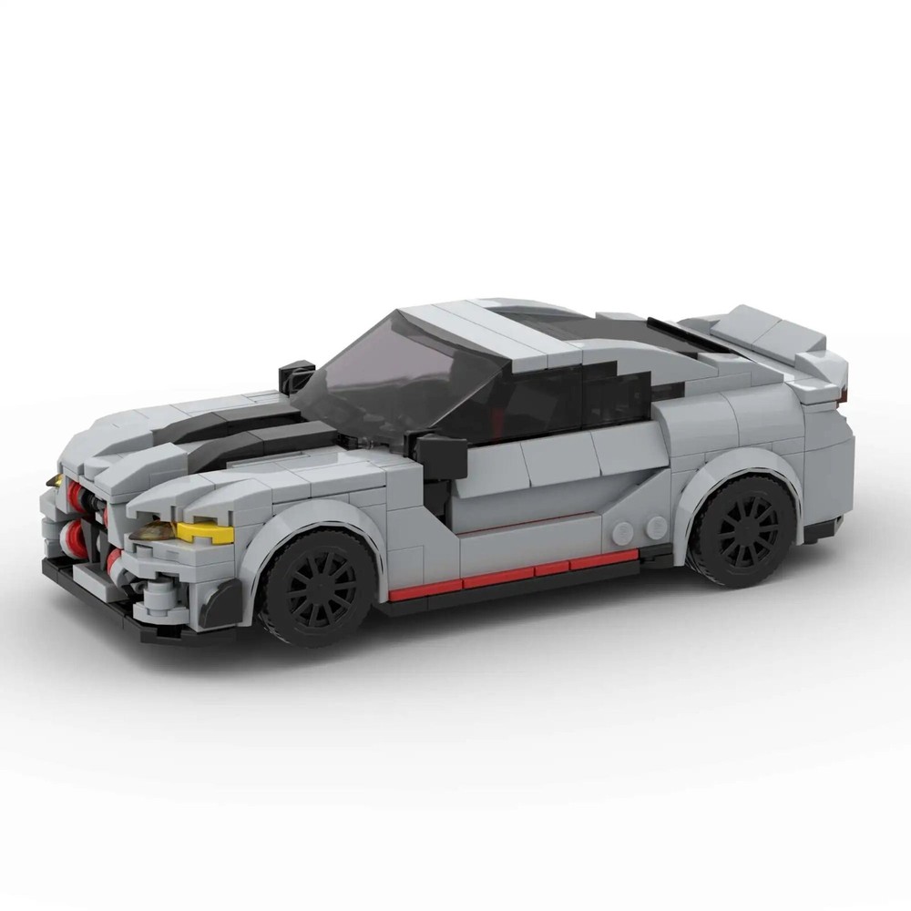 LEGO MOC BMW M4 CSL Gray Speed Champions Fast Build Gift Idea