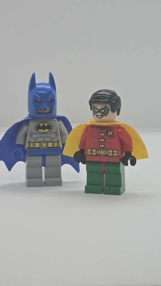 LEGO Batman & Robin Minifigures Lot DC Super Heroes w/ Capes